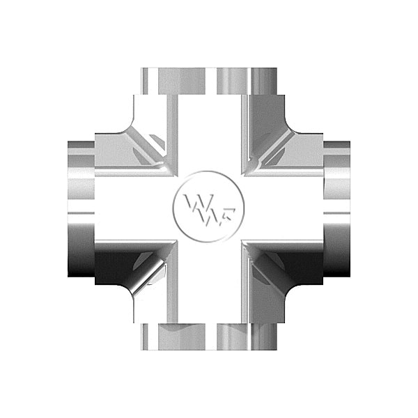 World Wide Fittings Female Pipe Cross F3959X12X12X12X12 - main